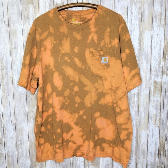 bleached brown shirt
